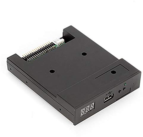 Gonyscag Lecteur De Disquette 3,5 1000, émulateur De Lecteur De Disquette, Simulation D'émulateur USB pour Clavier Musical, pour Dispositifs De Contrôle Industriels, Noir