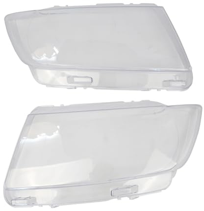Mulcort 2 Stück Scheinwerferabdeckung, transparenter Ersatz für Jeep Grand Cherokee 2011–2013, OEM 55079379AF, 55079378AF