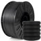 IEMAI PETG CF 3Kg, Kohlefaser PETG Filament 1.75mm, PETG Schwarz mit 20% Carbon Fibre, PETG CF 3D Drucker Filament 1.75mm, Maßgenauigkeit +/- 0,02 mm
