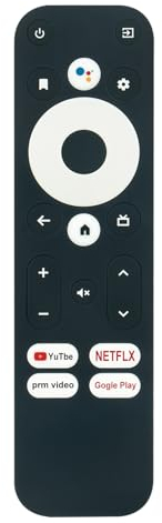 ROLLGAN Mando a Distancia de Voz de Repuesto Apto para MECOOL Android TV Box KM2 Plus, KM2,KM2+, KM2PLUS, KM2-PLUS, KD3, KD5,KP1,11.0 TV Box