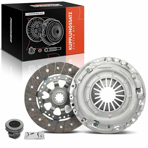 Frankberg Kupplungssatz mit Ausrücklager 21211223639 | Kompatibel mit 3er E46, 3er Cabriolet E46, 3er Compact E36, 3er Coupe E46, 5er E39, 5er Touring E39, 3er Compact E46