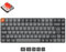 Keychron K3 Max Ultraschmale Drahtlose Mechanische Tastatur, Hot-swappable 2.4 GHz/Bluetooth/Wired 3-Mode DE-ISO Layout Programmable RGB Backlit Red Switch Gaming Keyboard for Mac Windows