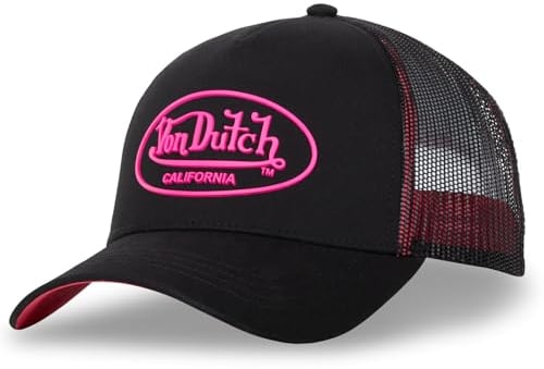 Von Dutch Casquette Homme & Femme Ajustable, Casquette Trucker DOM