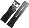 DKWOIS Kompatibel mit Diesel Leder Uhrenarmband DZ7332 DZ7314 DZ7311 DZ7332 Herren Armbanduhr Band Armband Zubehör 26MM 28MM 30MM 32M(Black black buckle,22mm)