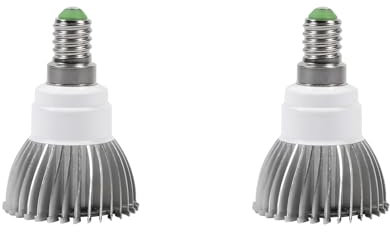 2 x Wachstumslampen, 28 W, Vollspektrum-Pflanzenlicht für Zimmerpflanzen, LED-Pflanzenlampe für Gewächshaus, Hydrokultur-Gewächshaus (E14)