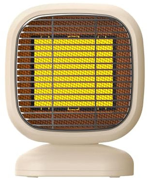 Kioriur Riscaldatore portatile, riscaldamento supplementare per scrivania - radiatore portatile | Riscaldamento elettrico regolabile, ventilatore di riscaldamento sicuro, riscaldamento rapido