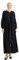 ELYANUR Elegante, Plissierte Abaya mit Reißverschluss, aus strapazierfähigem Polyester, perfekt für dezente Mode und Komfort im Alltag. | 50 - Schwarz