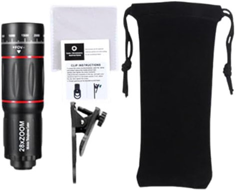 Lente de cámara para teléfono celular, lente de fotografía para teléfono móvil, lente de cámara externa para teléfonos, lente de teleobjetivo para móvil, lente de cámara portátil para smartphone,