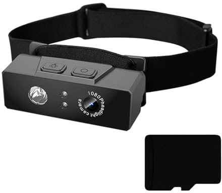 Wdbild Fotocamera frontale 1080p con sensori CMOS e registratori di azione di illuminazione intelligente per dispositivi di attività all'aperto sensori CMOS