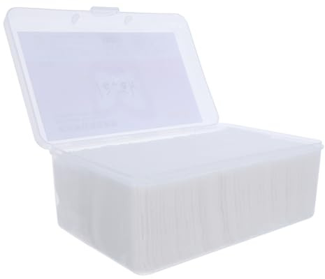 Homoyoyo 240 Weiche Quadratische Gesichtsreinigungstücher aus Vliesstoff zum Abschminken Waschbare Make Up Entferner Pads mit Praktischer Kasten für Reise und Hautpflege
