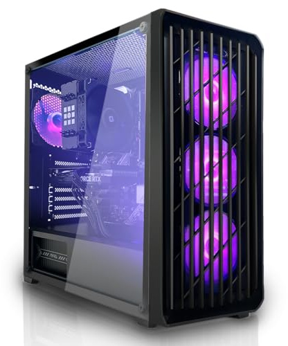 SYSTEMTREFF Gaming PC Intel Core i7-14700 8x5.4GHz | AMD Radeon RX 9060 XT 16GB DX12 | 1TB M.2 NVMe | 32GB DDR4 RAM | Windows 11 | WLAN Desktop Computer Rechner für Gamer, Zocker & Streamer