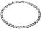 Klassische Herren Armband Kette Aus 925 Silber Mit Karabinerverschluss Poliertes Finish 20cm