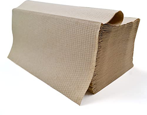 Defacto Papierhandtücher Handtuchpapier, 5000 Stück Zick-Zack 25x23 cm Falthandtücher, Handtücher für Spender 1-Lagig, GRAU