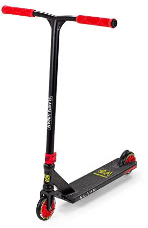 Slamm Urban V9 Tretroller, Schwarz/Rot (Mehrfarbig), Einheitsgröße