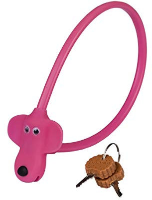 Kellys Kinder Fahrradschloss Kiddy mit Schlüssel (Pink)