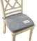 Galette De Chaise Lot De 2 avec Attaches, Coussin Chaise Cuisine Lavable, Antidérapant, Galette De Chaise Dehoussable, Coussins De Chaises D'Interieur Mousse à ​MéMoire(Size:36x38x4.5cm,Color:B)