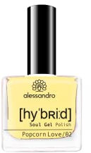 alessandro HYBRID Lack Popcorn Love - im pastelligen Gelb - In nur 3 Schritten - perfekte Nägel ohne LED -bis zu 10 Tagen halt! 8 ml