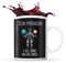 Planetee Mug prénom personnalisable Astronaute Univers | Tasse personnalisée humour fun et drôle pour idée cadeau originale