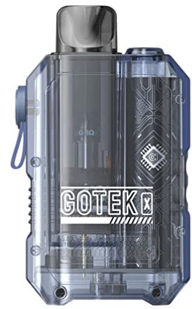 Aspire Gotek X Vape Kit E Cigarette Starter Vape, Smooth MTL & RDTL Vaping, Built-In 650mAh Battery, Inhale Activated, 10-13W, Multiple Safety Features, TPD Compliant Ecig, 2ml No Nicotine (Blue)