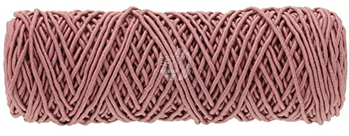 LANA GROSSA The Core | Stabiles, umwickeltes Baumwollgarn - ideal für Dekoartikel & Taschen | Handstrickgarn aus 50% Baumwolle & 50% Polyester | 100g Wolle zum Stricken & Häkeln | 85m Garn FB15