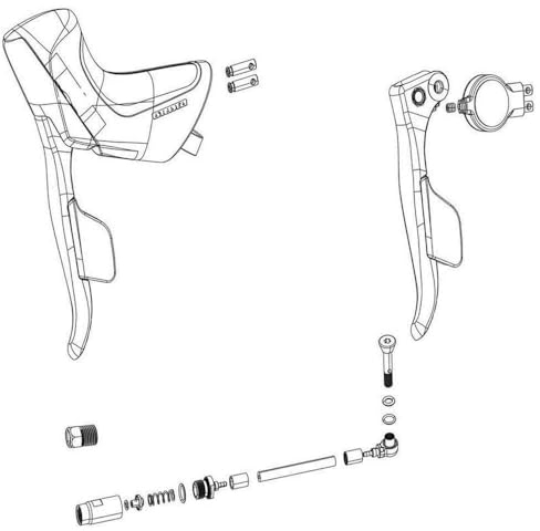 Sram Unisex – Erwachsene Assy Force D2 Etap Axs Bremshebel, Mehrfarbig, Einheitsgröße