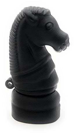 Onwomania Schach Figur Pferd Schwarz Funny USB Stick 16 GB USB 3.0 Speicherstick USB-Datenträger