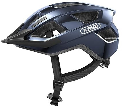 ABUS Fahrradhelm Aduro 3.0 – Sportiver City-Helm in stilvollem Design für alltägliche und sportliche Touren – für Damen und Herren – Blau, Größe L