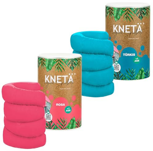 KNETÄ KNET Set I SPARBUNDLE I XXL Papierdose (1.000g) - Vegane Spielknete für Kinder ab 1 Jahr I Made in Germany (Bundle S (1))