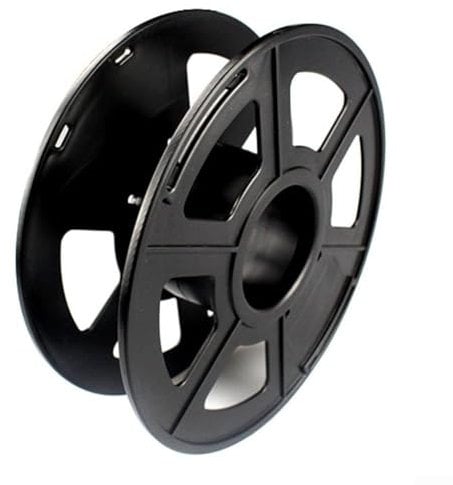 Cable Reel Empty 25 Metre, Heavy Duty Black Cable Reel Holder for Hook Up, Camping Cables, Christmas Lights Wheel Storage Reel