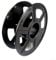 Cable Reel Empty 25 Metre, Heavy Duty Black Cable Reel Holder for Hook Up, Camping Cables, Christmas Lights Wheel Storage Reel