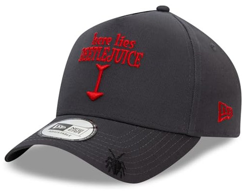 New Era A-Frame Snapback Cap - HERE Beetlejuice Charcoal