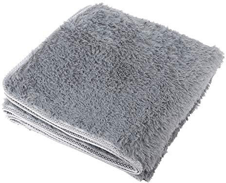 qiqiaollo Household Thicken Soft Indoor Modern Fluffy Carpet Living Room Nonslip Yoga Rug Area Rug Carpets for Children Bedroom Home Decor Nursery Rug /470 (Color : Silver Gray, Size : 160 * 200cm)
