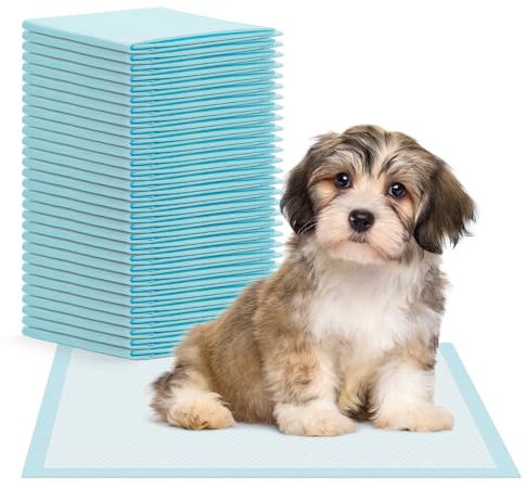 60x ARNOMED® Welpen Unterlagen 60x40cm, Saugfähige PIPI Matten für Hunde & Welpen, Puppy & Dog Pads, Trainigspad, Inkontinenzunterlagen Hund, Hundeunterlagen PIPI, Matten Auslaufsicher