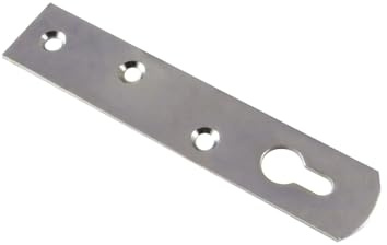Attaccaglie di Congiunzione per Pensili Cucina, Staffe Collegamento Mobili Pensili, Supporti e Giunti di Fissaggio per Pensili Cucina e Mobili Sospesi, Ferramenta per Pensili (120mm. - 4 pz.)
