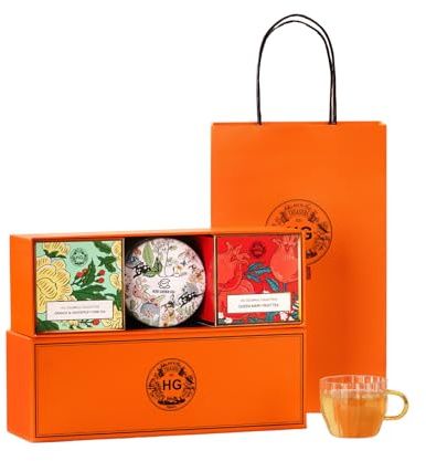 Sour Jujube Rose Kräutertee Geschenkset - Koffeinfreier Früchtetee für Schlaf und Immununterstützung | 20 Beutel + 100g Steinzucker | Natürliches Wellnessgetränk | Elegante Urlaubs-Geschenkbox für