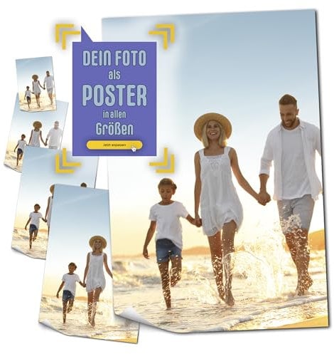 codiarts. Dein Foto als XXL-Poster auf Premium Fotopapier, matt oder seidenglanz, individueller Fotodruck Poster (Alle Größen)