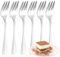 FAMILY Pack 6 Tenedor de Postre Acero Inoxidable Diseño Línea, Elegancia y Funcionalidad para Cada Ocasión, Cubiertos de Alta Gama para Hogar y Restaurante, 15x1.7CM