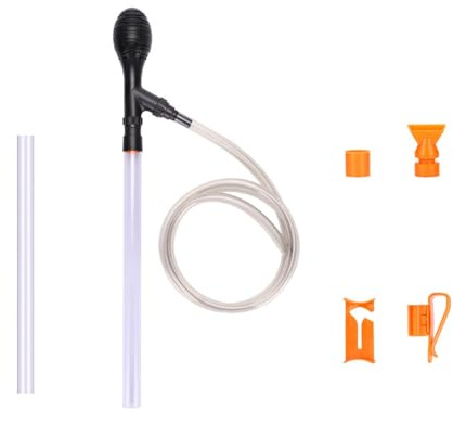 pumpumlia Aquarien Aquarien Reiniger Siphons Vakuum Kies Wasserfilter Wechsel Siphons Manueller sicherer Vakuumwechsler Wasserwechsler Set