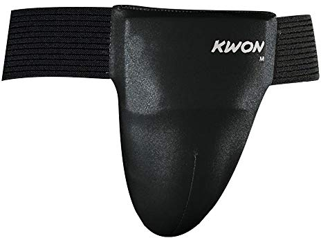 Kwon Herren Tiefschutz Traditional Suspensorium Groinguard weiß-schwarz