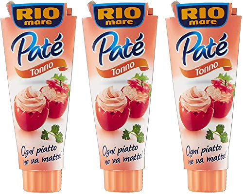 3x Rio Mare Paté Tuna Fish Spread 100g