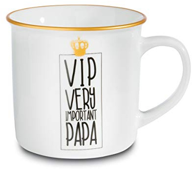 NICI 45035 Tasse VIP Very important Papa, Porzellan, 400ml