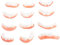 Milisten 12 Pcs Noueux Dents Dents Moche Nouveauté Faux Dents Dents Vampire Dentier Dents pour Halloween Vampire Costume Party Favors
