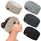 KARELLS 4 Pcs Winter Gestrickte Stirnband Damen Mädchen Frauen Häkelarbeit Stirnbänder Verdicken Haarband Ohrenwärmer Headwrap Kopfband Elastische Partei Outdoor-Sportarten