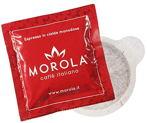Cialde Caffè Morola - Assaggio Miscela Classico - Confezione da 50 Cialde Biodegradabili - Caffe Macinato Classico - Cialde da 44 mm - Compatibile con Macchine Espresso (50 Cialde)