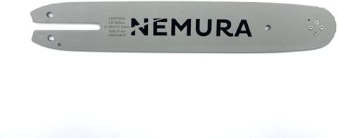 Nemura Guide Chaine Tronçonneuse - Compatible avec Metabo 30 cm - Pas de 3/8 Lp - Jauge de 0.50 (1,3mm) - Pièces Détachées pour Outillage Jardin - Marque Française