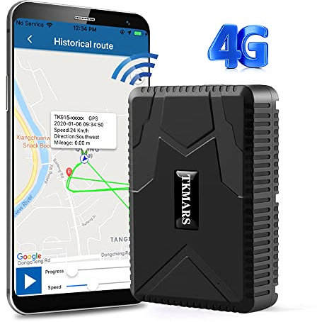 Localizador GPS 4G para Coche, Rastreador Recargable de 7800 mAh, Seguimiento en Tiempo Real, Impermeable, Antirrobo, Imán Fuerte TK915