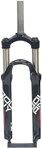 Forcella Ammortizzata per Bicicletta da 24 Pollici, 1-1/8 '' Leggero in Lega di Alluminio MTB Freno A Disco per Mountain Bike Controllo della Spalla Viaggio 100Mm B,24inch
