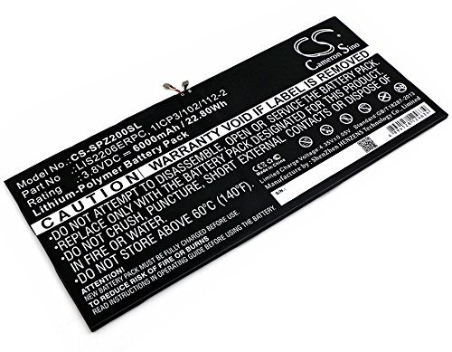 Cameron Sino Akku für Sony Castor, SGP511, SGP512, SGP521, SGP541, SGP551, SGP561, SOT21, Xperia Tablet Z2, Xperia Tablet Z2 TD-LTE 6000mAh