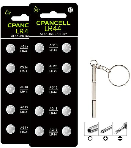 L1154f Batterie LR44 AG13 L1154 a76 357 303 sr44 Batterien 1,5 V Knopfzelle (20 Stück)