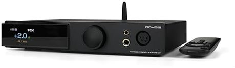SMSL DO400 Full Balanced DAC Kopfhörerverstärker USB MQA DAC Ausgang Kopfhörerverstärker mit Fernbedienung (Schwarz)